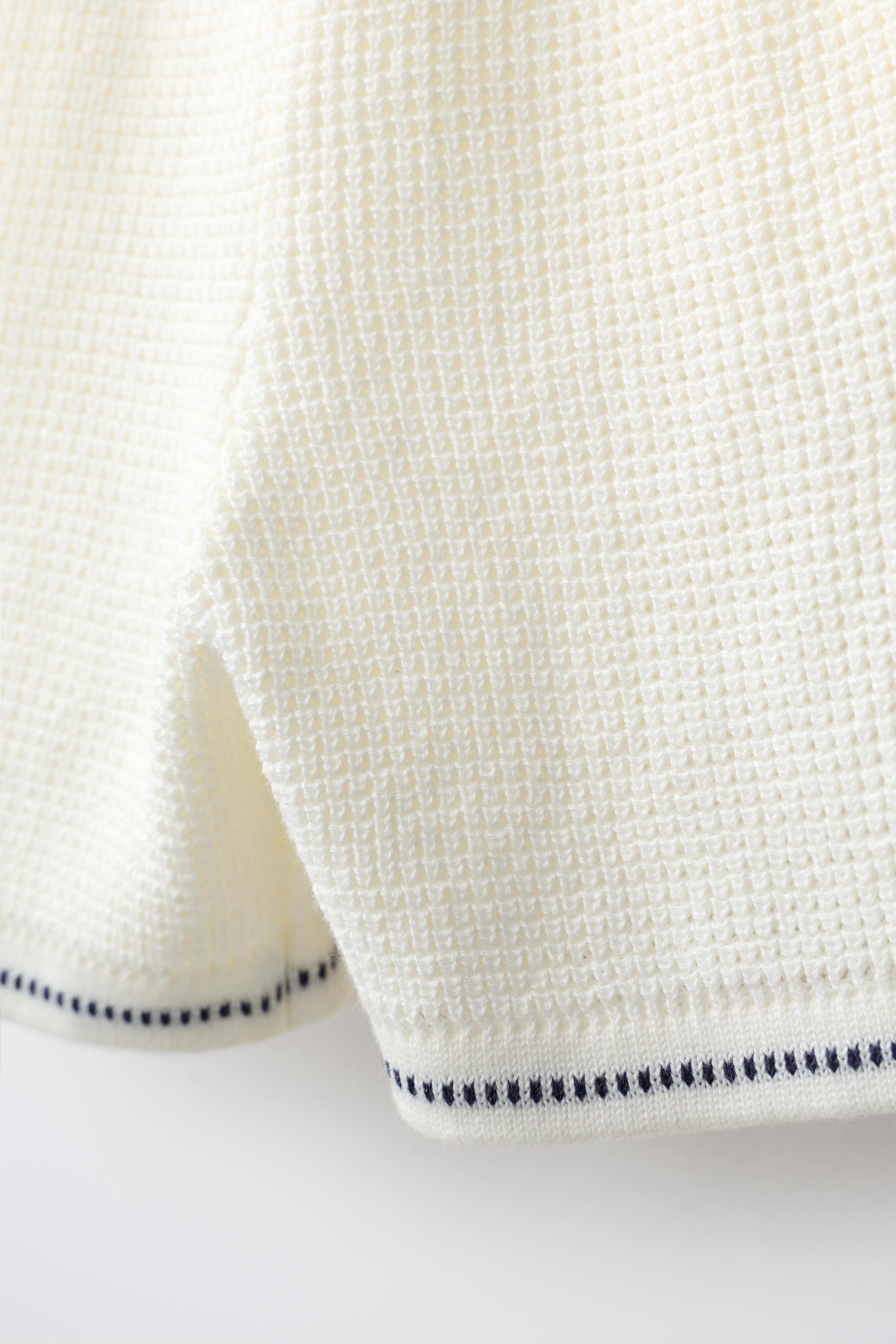 SHORT EN MAILLE GAUFRÉE